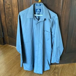 Mens gray Stafford dress shirt